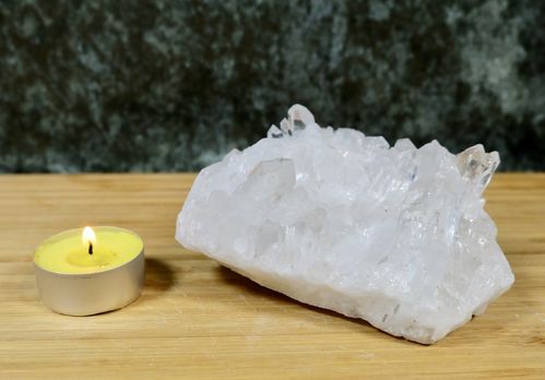Bergskristall kluster