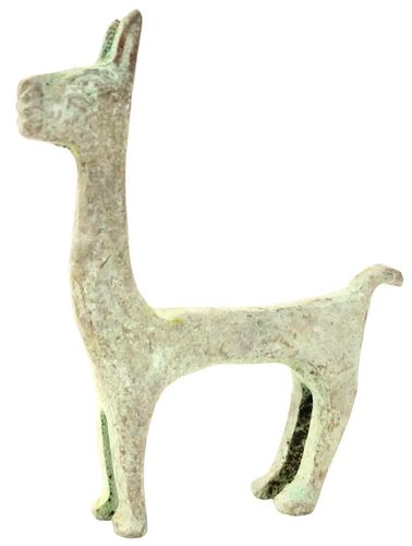 Llama Statue Brass