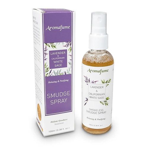 Smudge spray Vit salvia &amp; Lavendel Aromafume